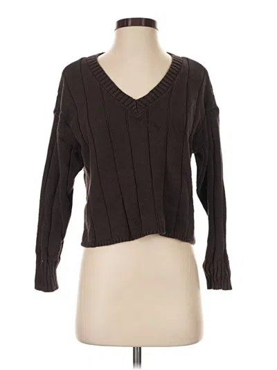 Pre-owned Aéropostale Pullover Sweater In Brown