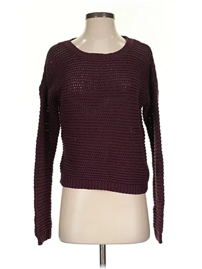 Pre-owned Aéropostale Pullover Sweater In Burgundy