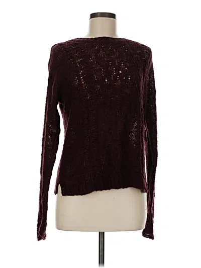 Pre-owned Aéropostale Pullover Sweater In Burgundy