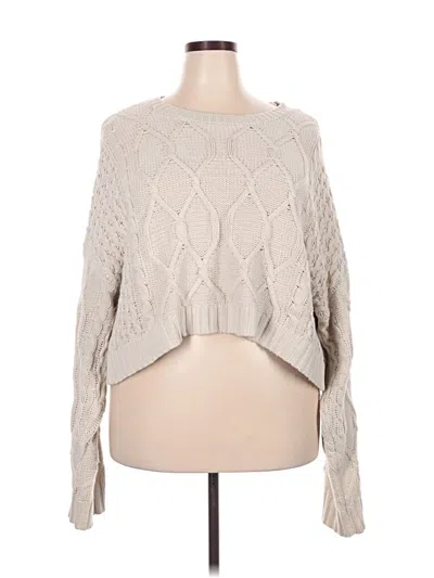 Pre-owned Aéropostale Pullover Sweater In Gray