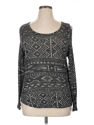 Pre-owned Aéropostale Pullover Sweater In Gray