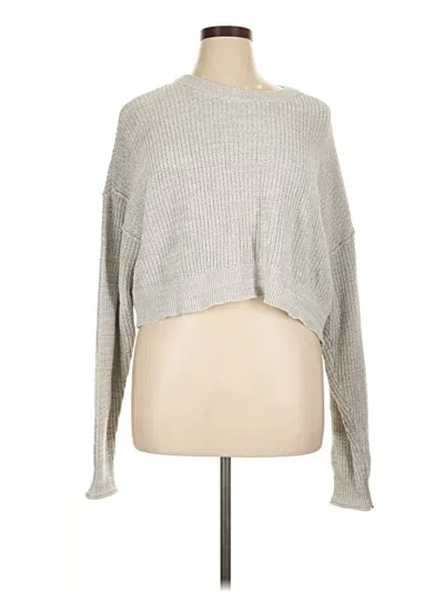 Pre-owned Aéropostale Pullover Sweater In Gray