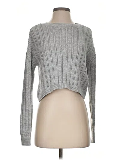 Pre-owned Aéropostale Pullover Sweater In Gray