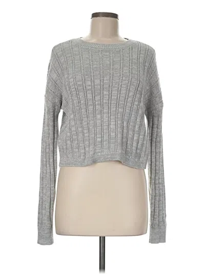 Pre-owned Aéropostale Pullover Sweater In Gray