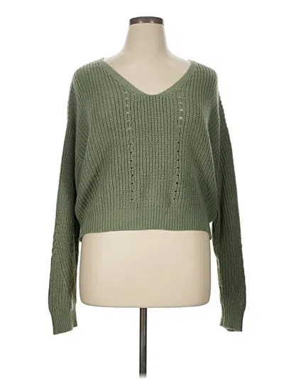 Pre-owned Aéropostale Pullover Sweater In Green