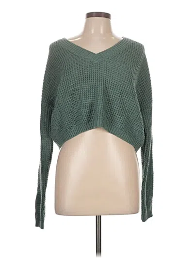 Aéropostale Pullover Sweater In Green