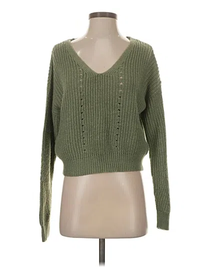 Pre-owned Aéropostale Pullover Sweater In Green