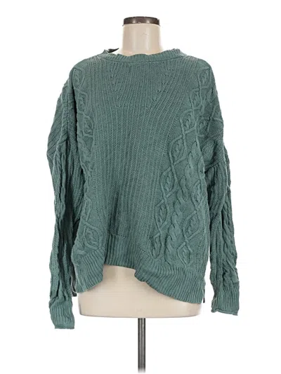 Pre-owned Aéropostale Pullover Sweater In Green