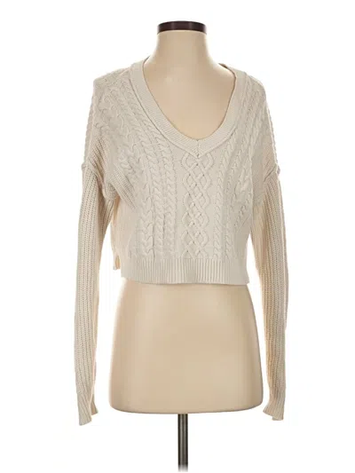 Pre-owned Aéropostale Pullover Sweater In Ivory