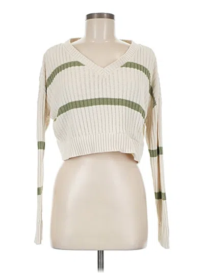 Pre-owned Aéropostale Pullover Sweater In Ivory