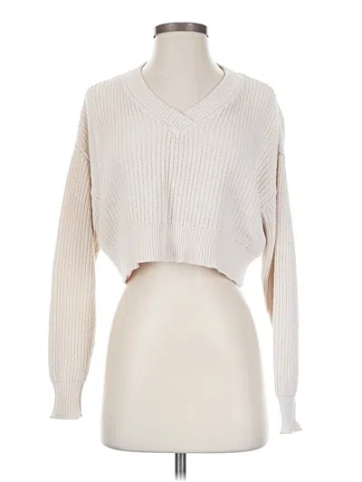 Pre-owned Aéropostale Pullover Sweater In Ivory