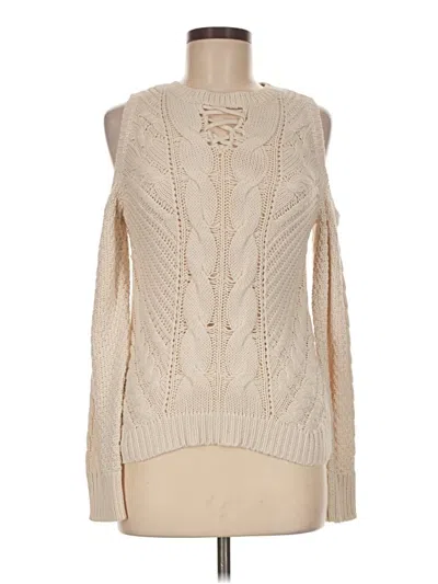 Pre-owned Aéropostale Pullover Sweater In Ivory
