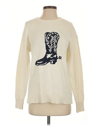 Pre-owned Aéropostale Pullover Sweater In Ivory