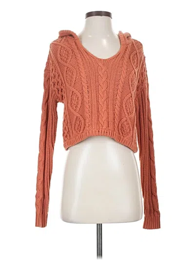 Pre-owned Aéropostale Pullover Sweater In Orange