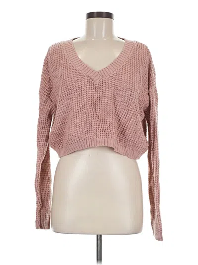 Pre-owned Aéropostale Pullover Sweater In Pink