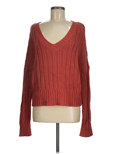 Pre-owned Aéropostale Pullover Sweater In Red