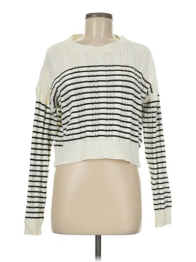 Pre-owned Aéropostale Pullover Sweater In White