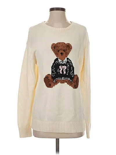 Pre-owned Aéropostale Pullover Sweater In White