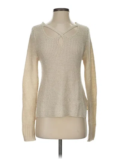 Pre-owned Aéropostale Pullover Sweater In White