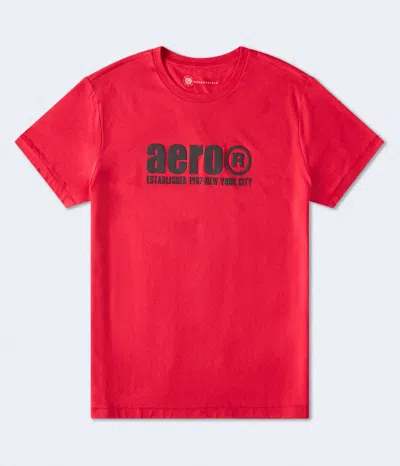 Aéropostale Registered 1987 Graphic Tee In Red