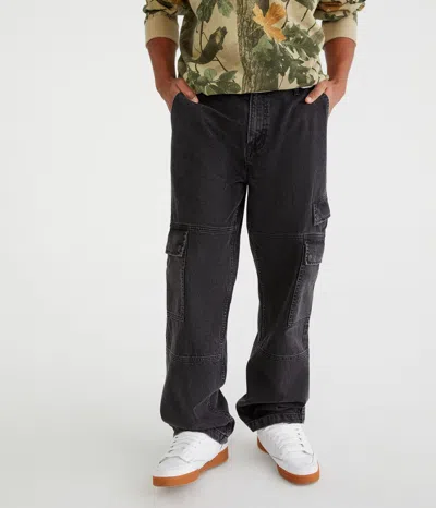 Aéropostale Relaxed Cargo Jean In Grey