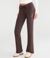 Aéropostale Rhinestone Teddy Fit & Flare Sweatpants In Multi