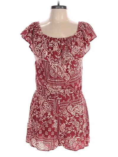Pre-owned Aéropostale Romper In Red