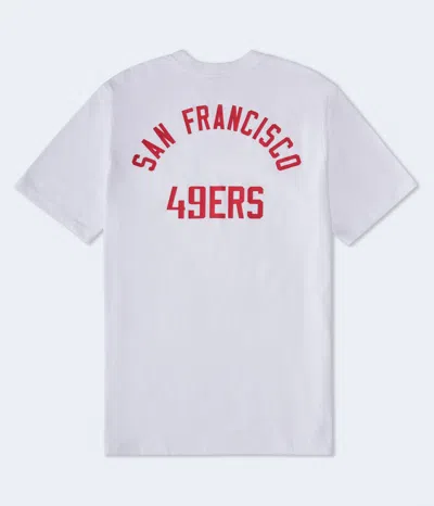 Aéropostale San Francisco 49ers Mini Logo Relaxed Graphic Tee In White