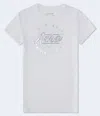 Aéropostale Script Butterfly Foil Graphic Tee In Gray