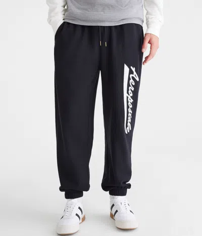 Aéropostale Script Logo Jogger Sweatpants In Blue
