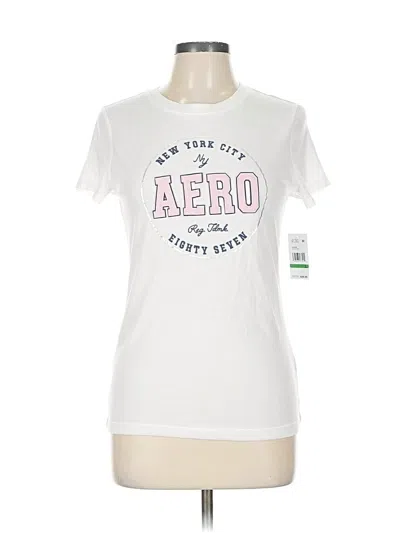 Aéropostale Short Sleeve T-shirt In White