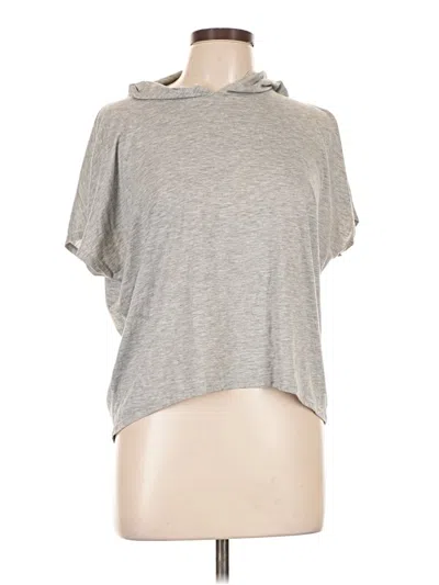 Pre-owned Aéropostale Short Sleeve Top Gray Cowl Neck Tops