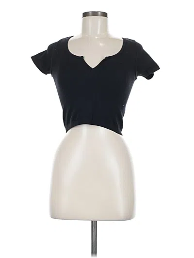 Pre-owned Aéropostale Short Sleeve T-shirt In Black