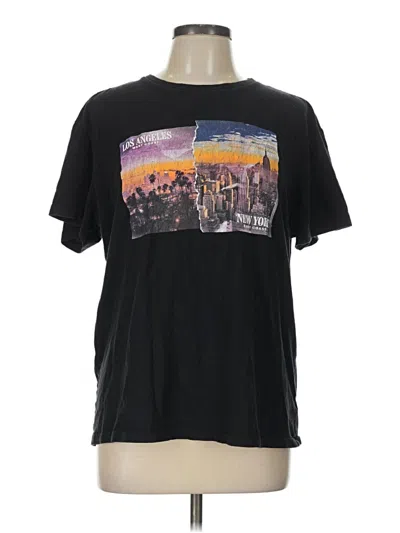 Pre-owned Aéropostale Short Sleeve T-shirt In Black
