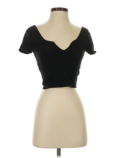 Pre-owned Aéropostale Short Sleeve T-shirt In Black