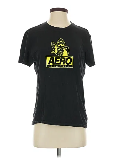 Pre-owned Aéropostale Short Sleeve T-shirt In Black