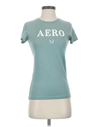 Pre-owned Aéropostale Short Sleeve T-shirt In Blue