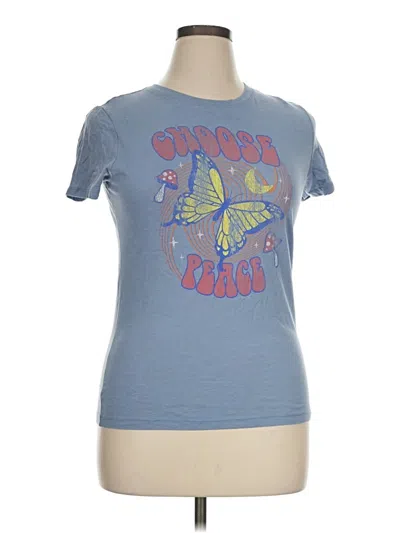 Pre-owned Aéropostale Short Sleeve T-shirt In Blue