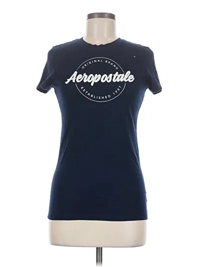Pre-owned Aéropostale Short Sleeve T-shirt In Blue