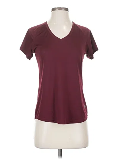 Pre-owned Aéropostale Short Sleeve T-shirt In Burgundy