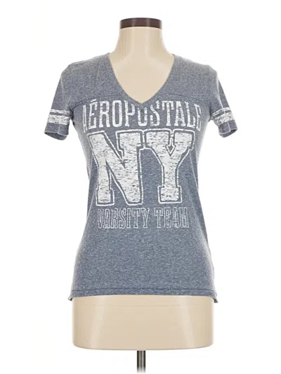 Pre-owned Aéropostale Short Sleeve T-shirt In Gray