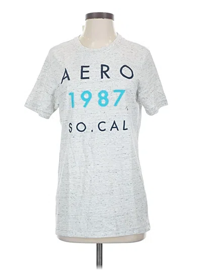 Aéropostale Short Sleeve T-shirt In Gray