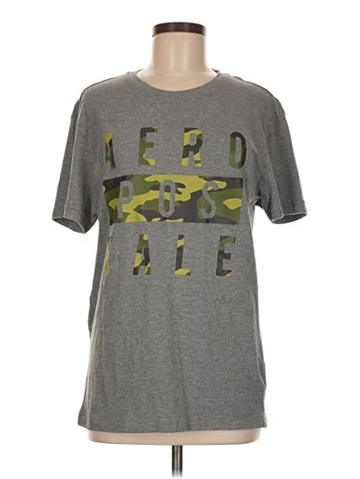 Pre-owned Aéropostale Short Sleeve T-shirt In Gray