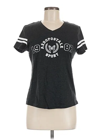 Pre-owned Aéropostale Short Sleeve T-shirt In Gray
