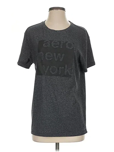 Pre-owned Aéropostale Short Sleeve T-shirt In Gray