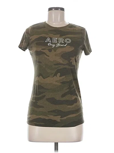 Pre-owned Aéropostale Short Sleeve T-shirt In Green