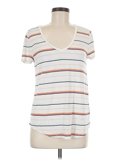Pre-owned Aéropostale Short Sleeve T-shirt In Ivory