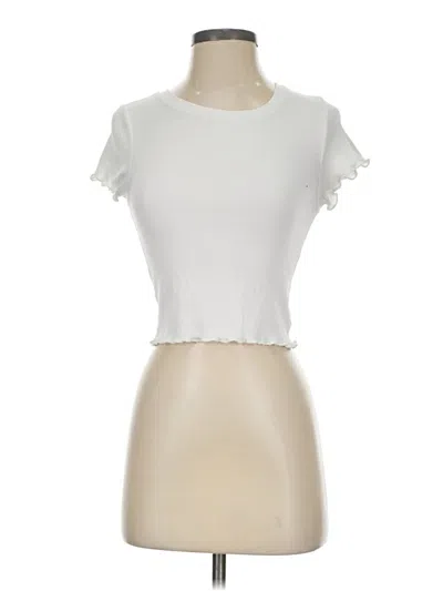 Pre-owned Aéropostale Short Sleeve T-shirt In Ivory