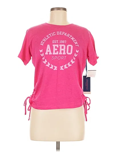 Aéropostale Short Sleeve T-shirt In Pink