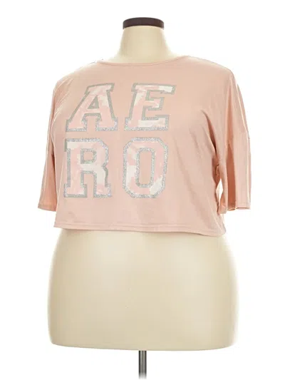 Pre-owned Aéropostale Short Sleeve T-shirt In Pink